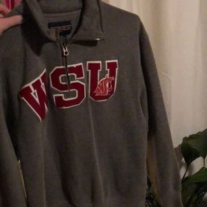 WSU quarter zip